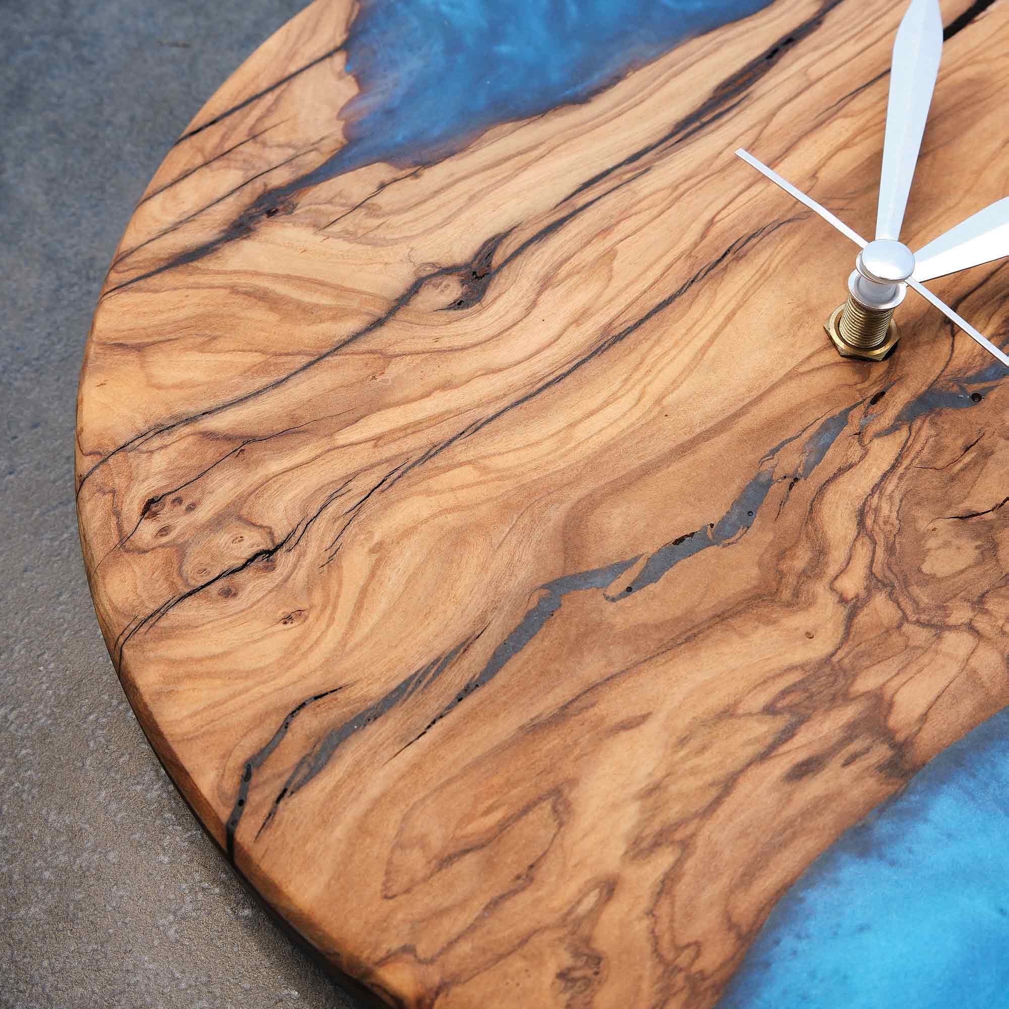 Azure Drift Wall Clock