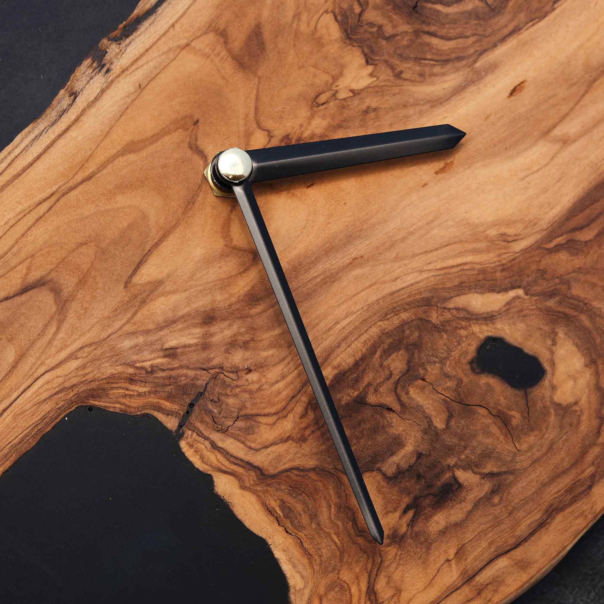Black Wall Clock