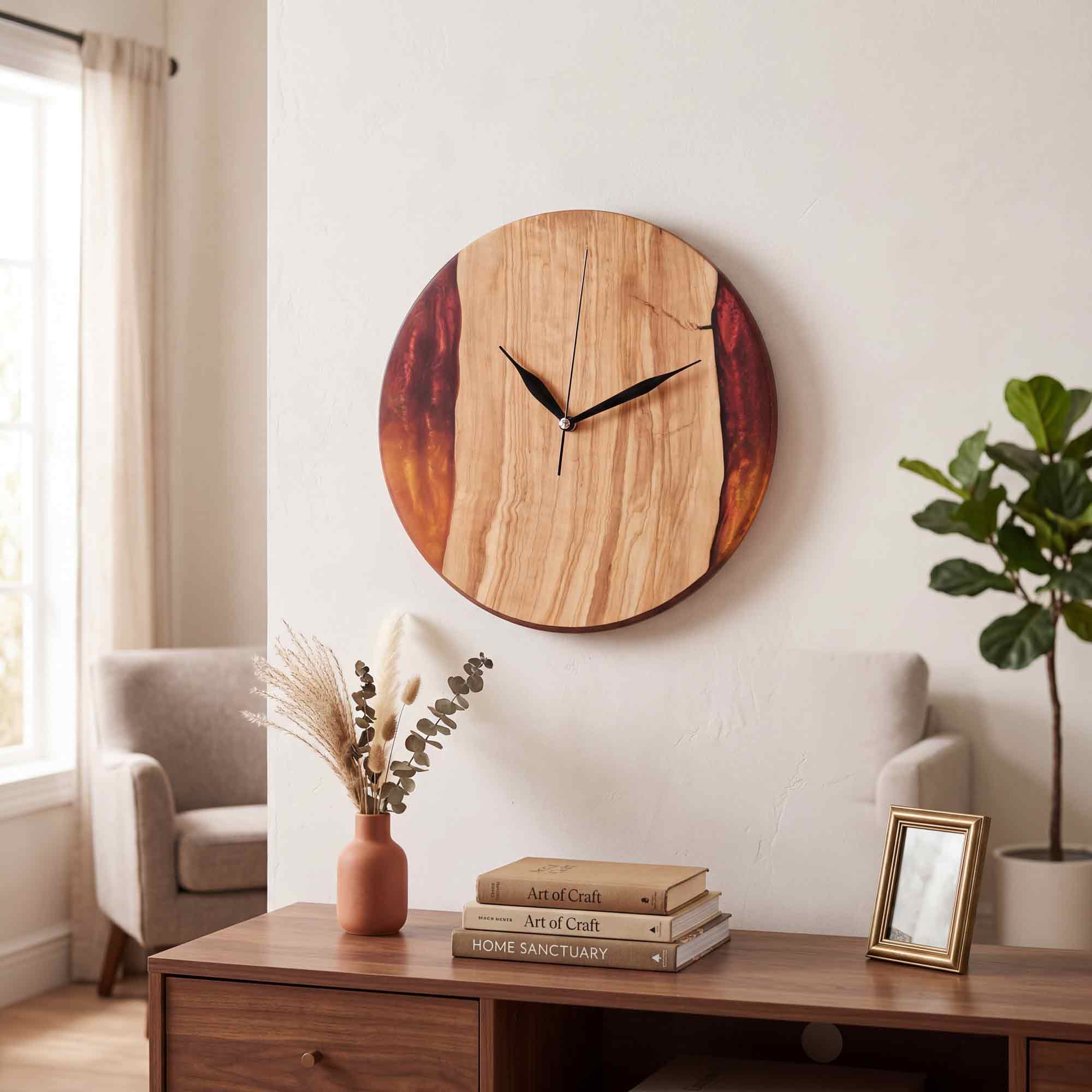 Burn Wall Clock