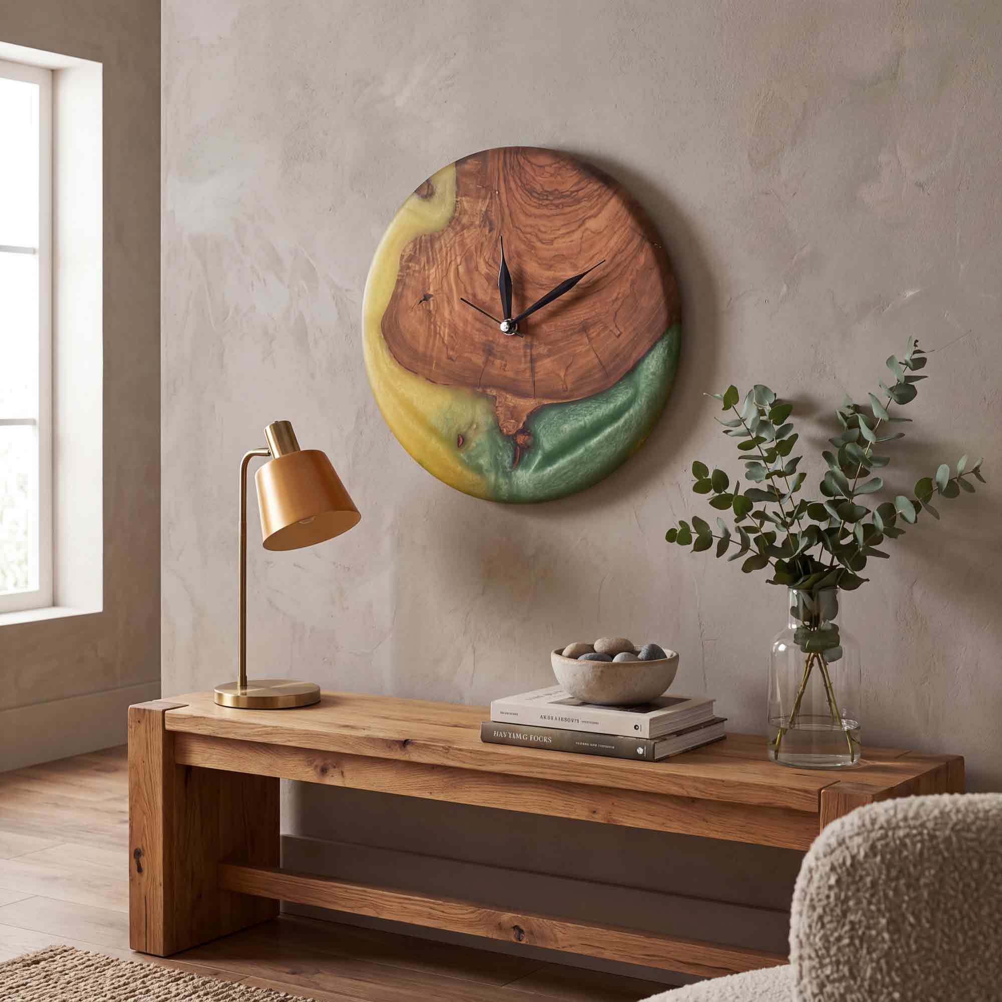Epoxy Wall Clock