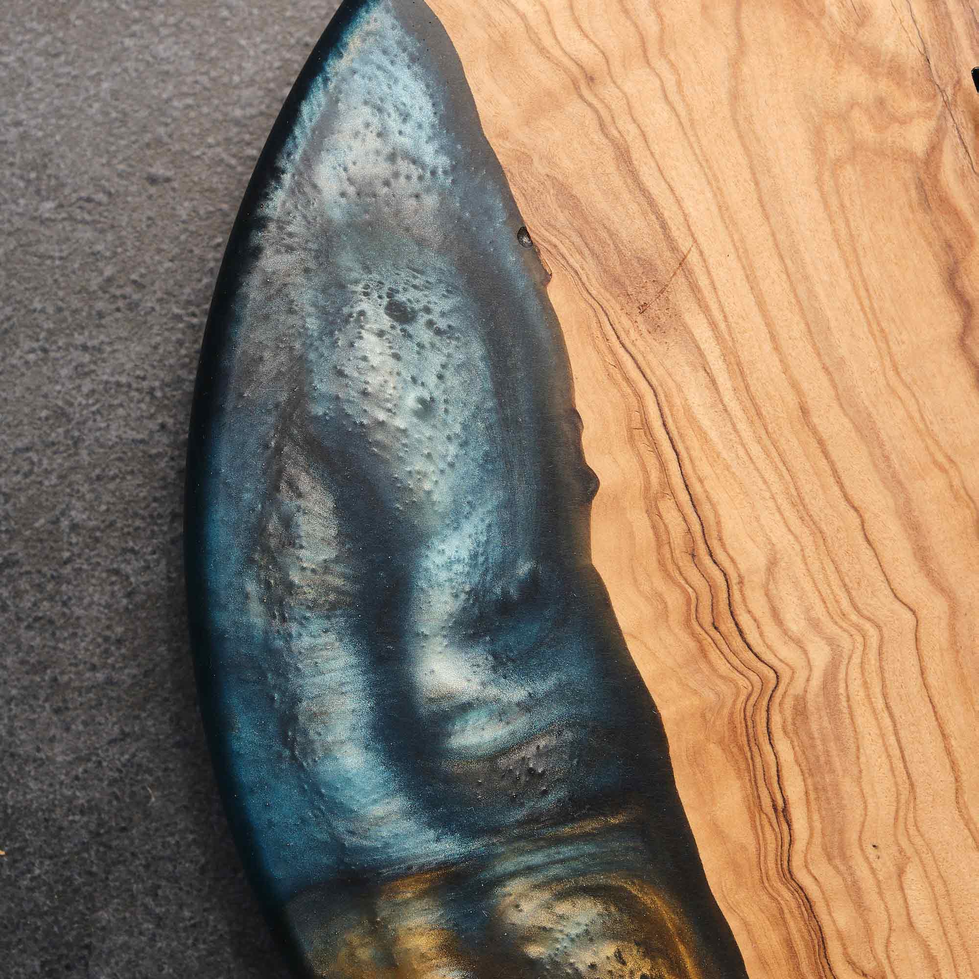 Custom Epoxy Wall Clock