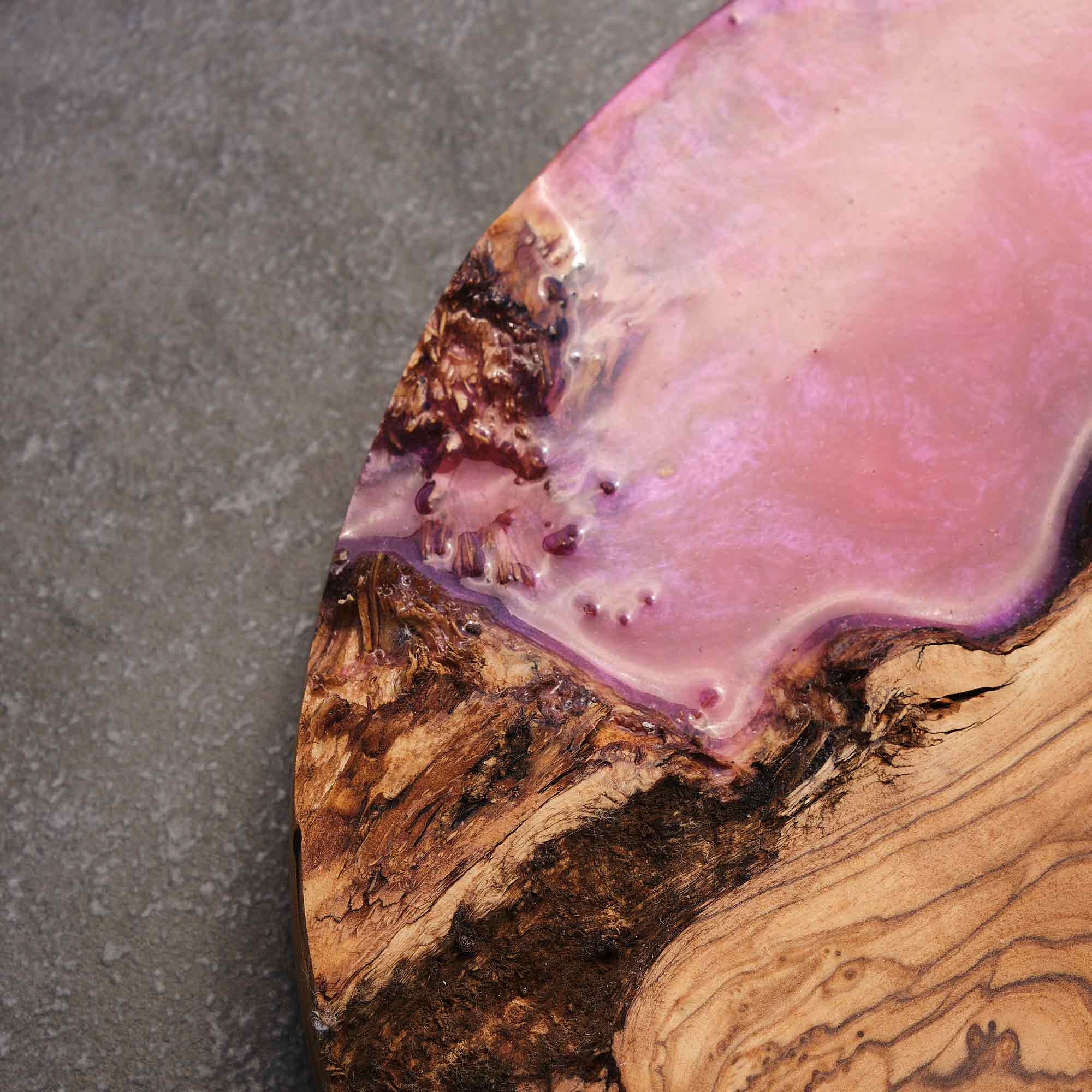 Live Edge Wall Clock