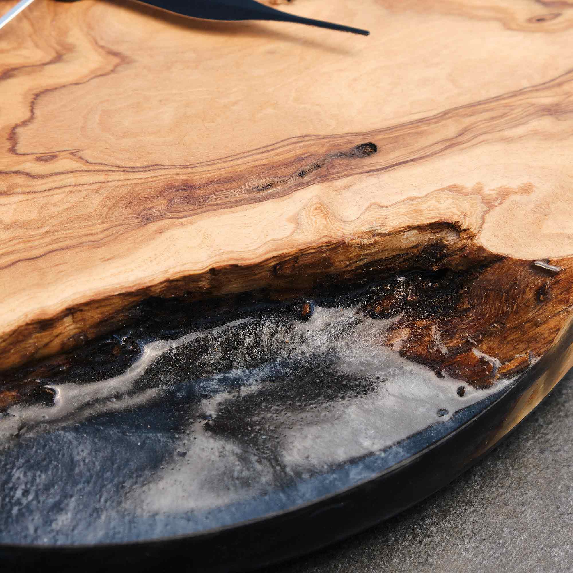 Live Edge Wall Clock