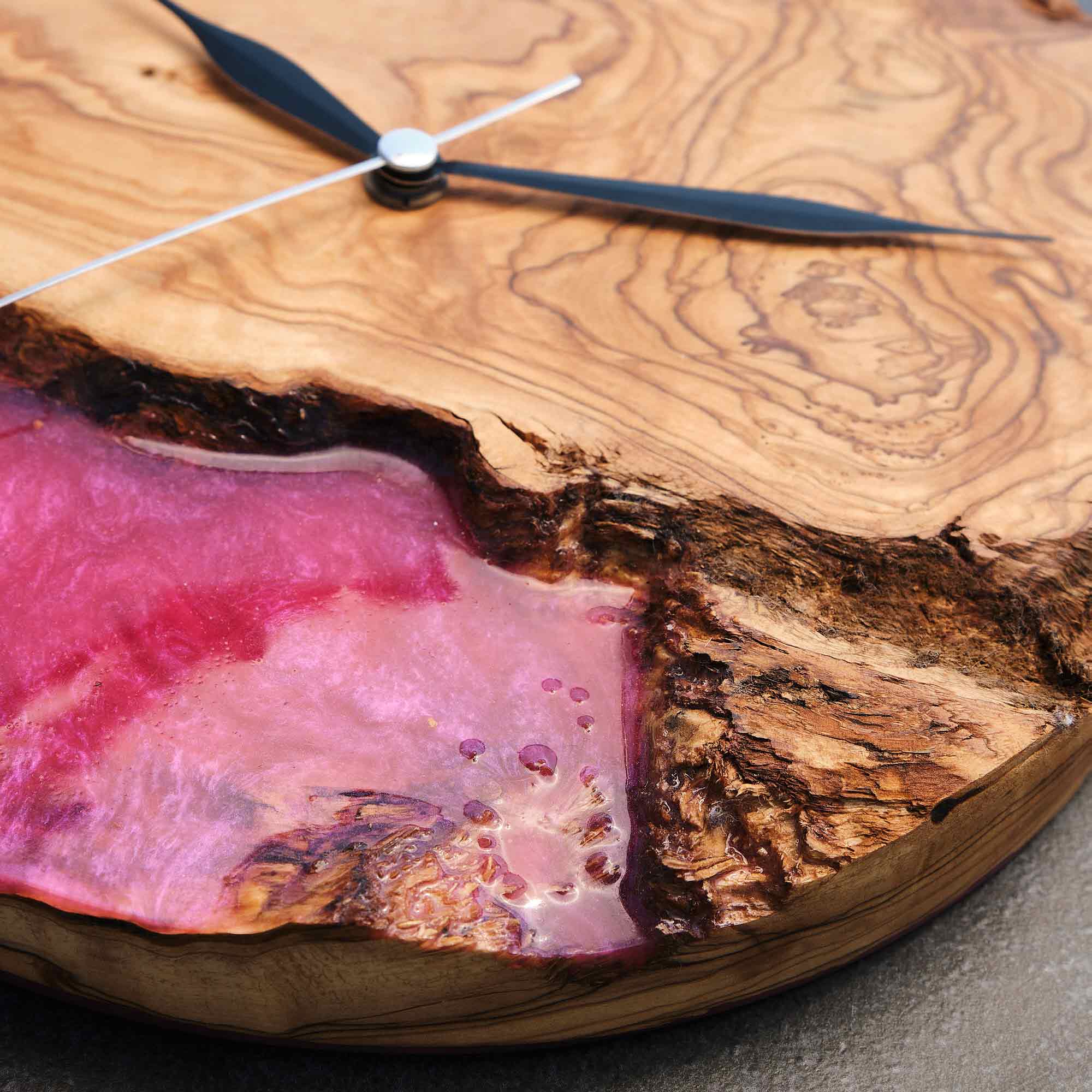 Live Edge Wall Clock