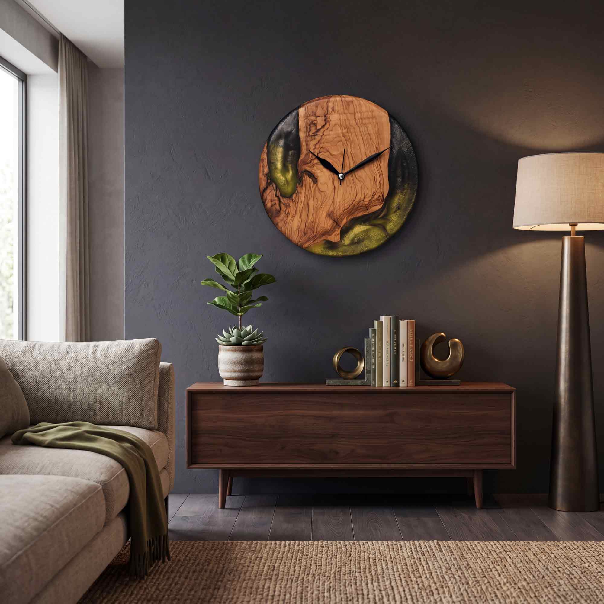 Epoxy Wall Clock