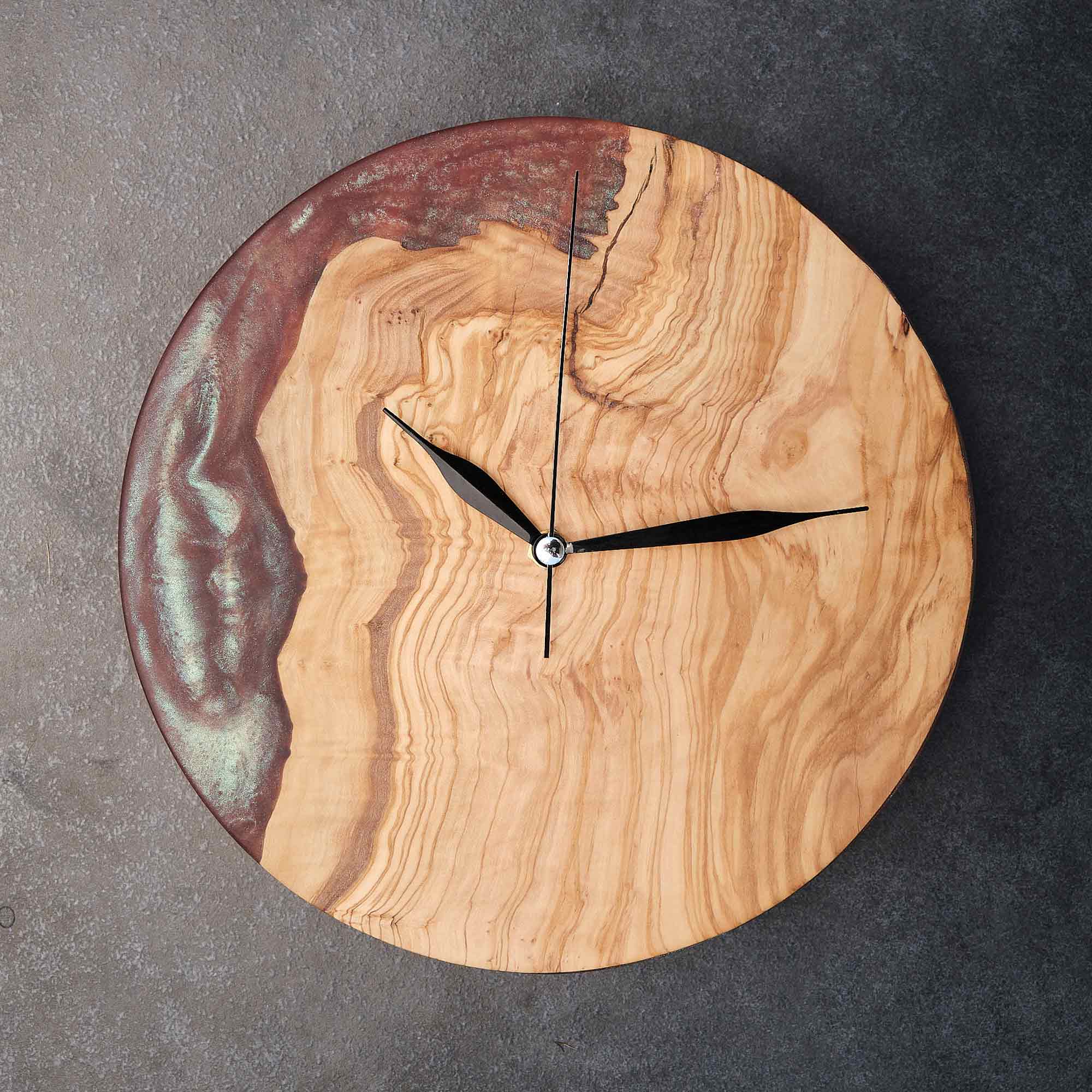 Rustic Eternity Wall Clock