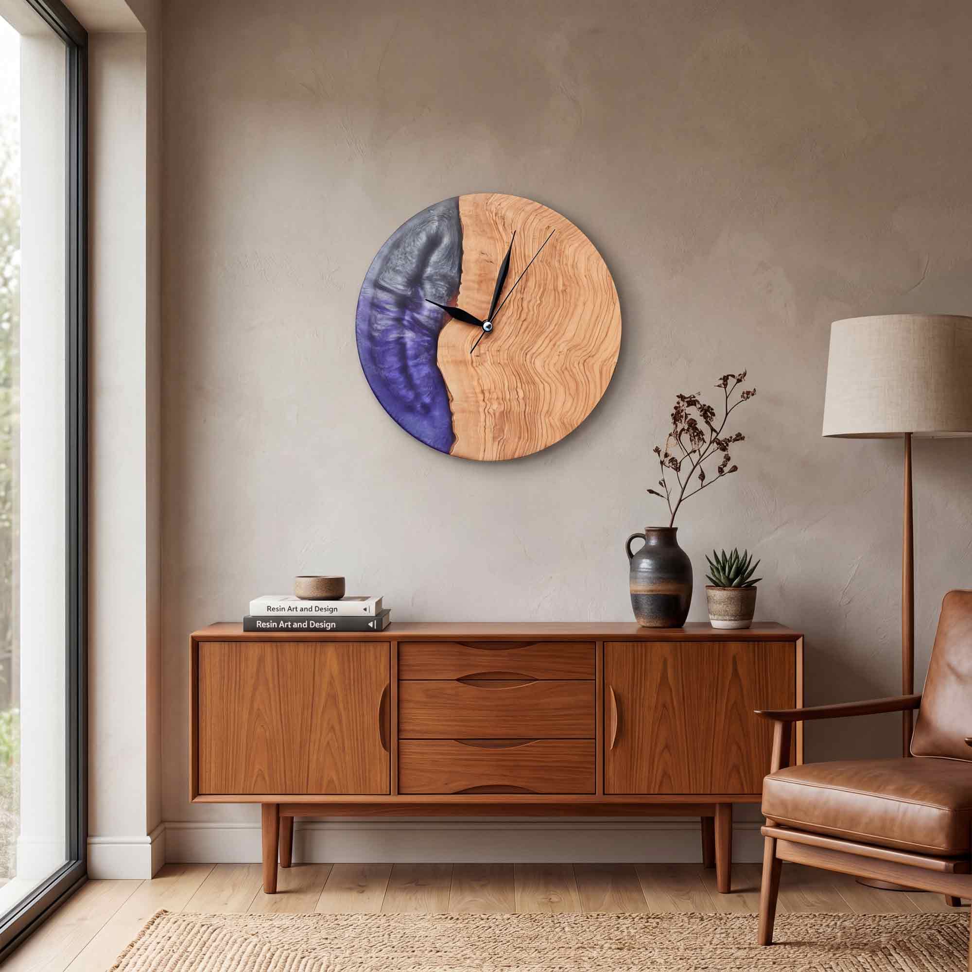 Epoxy Wall Clock