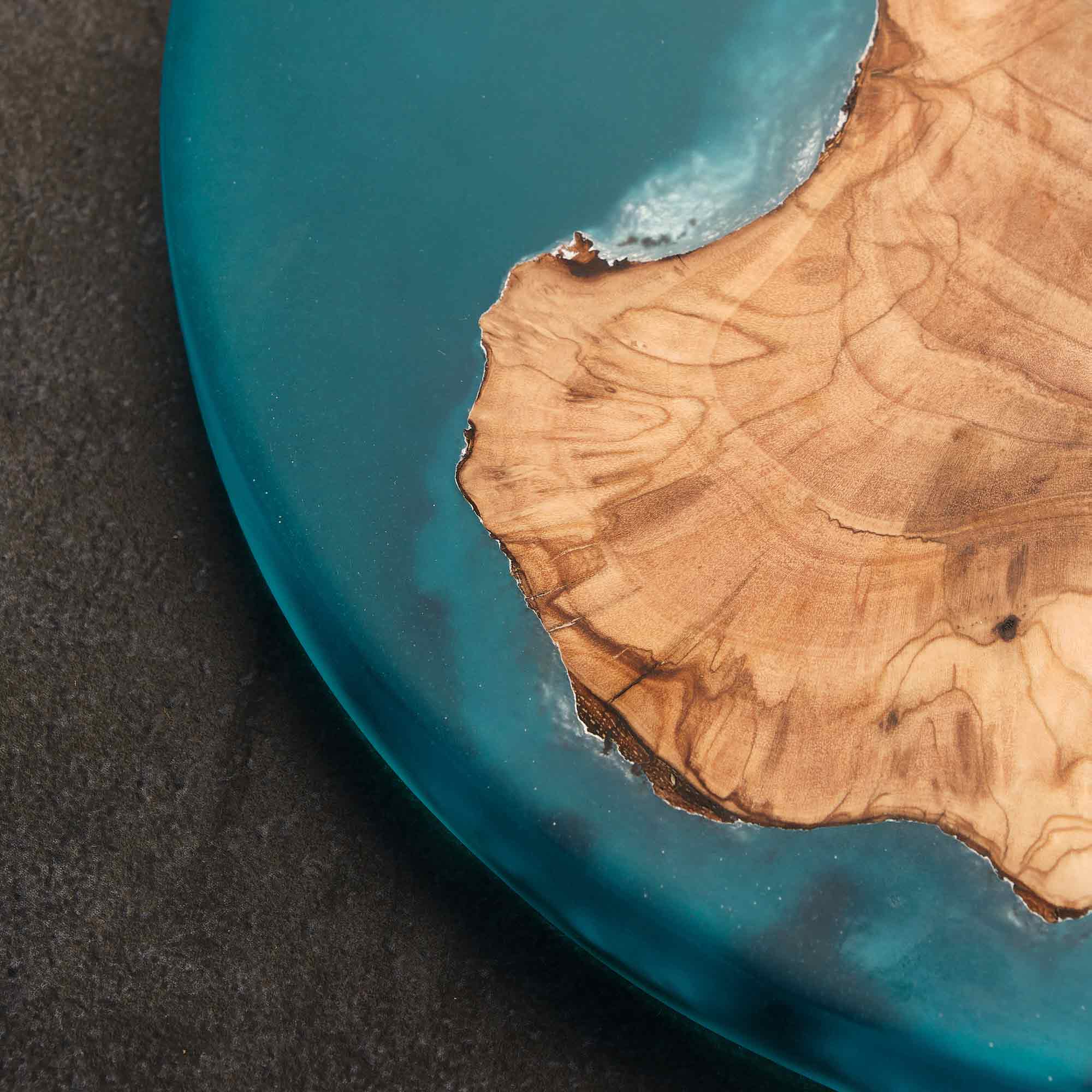 Transparent Blue Wall Clock