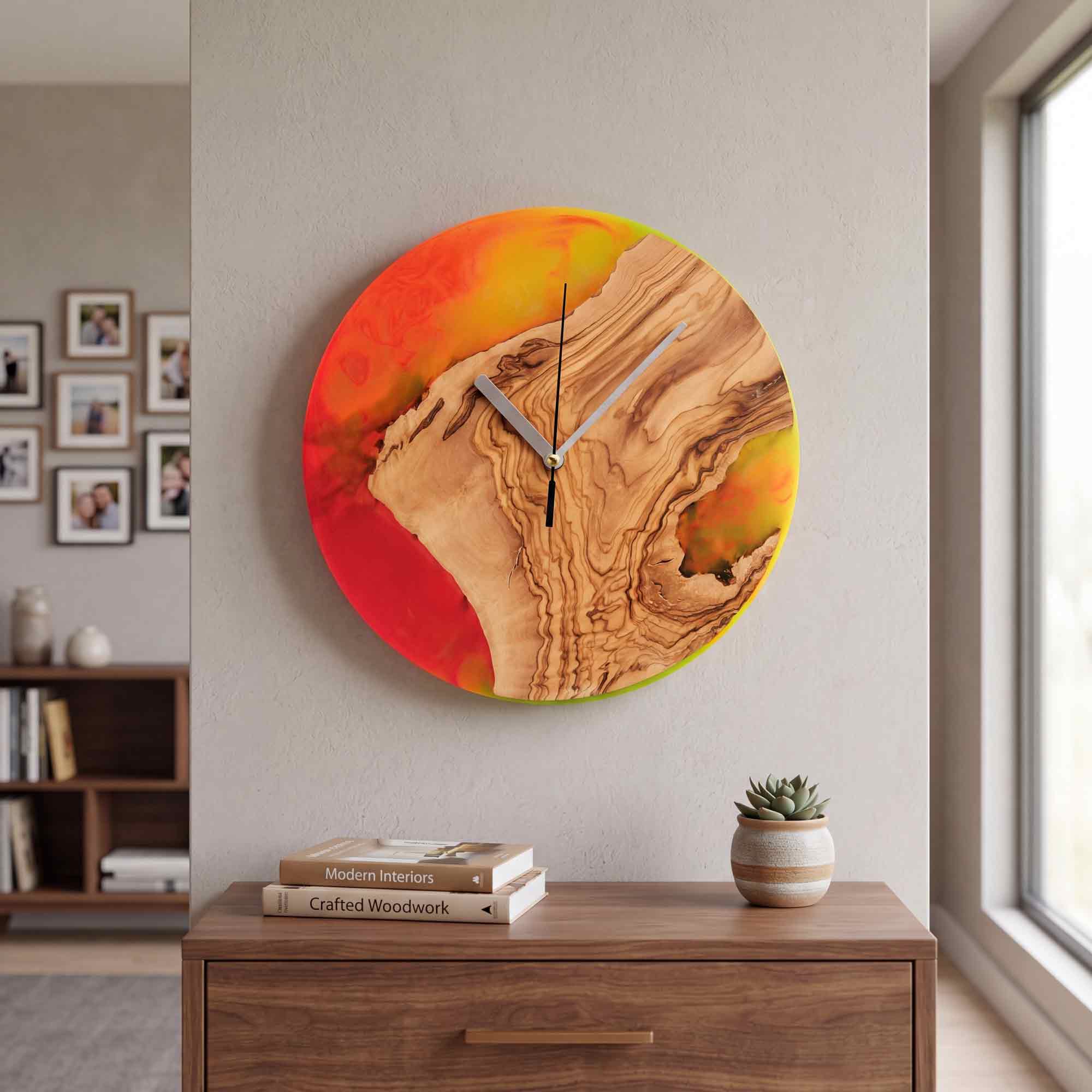 Epoxy Wall Clock