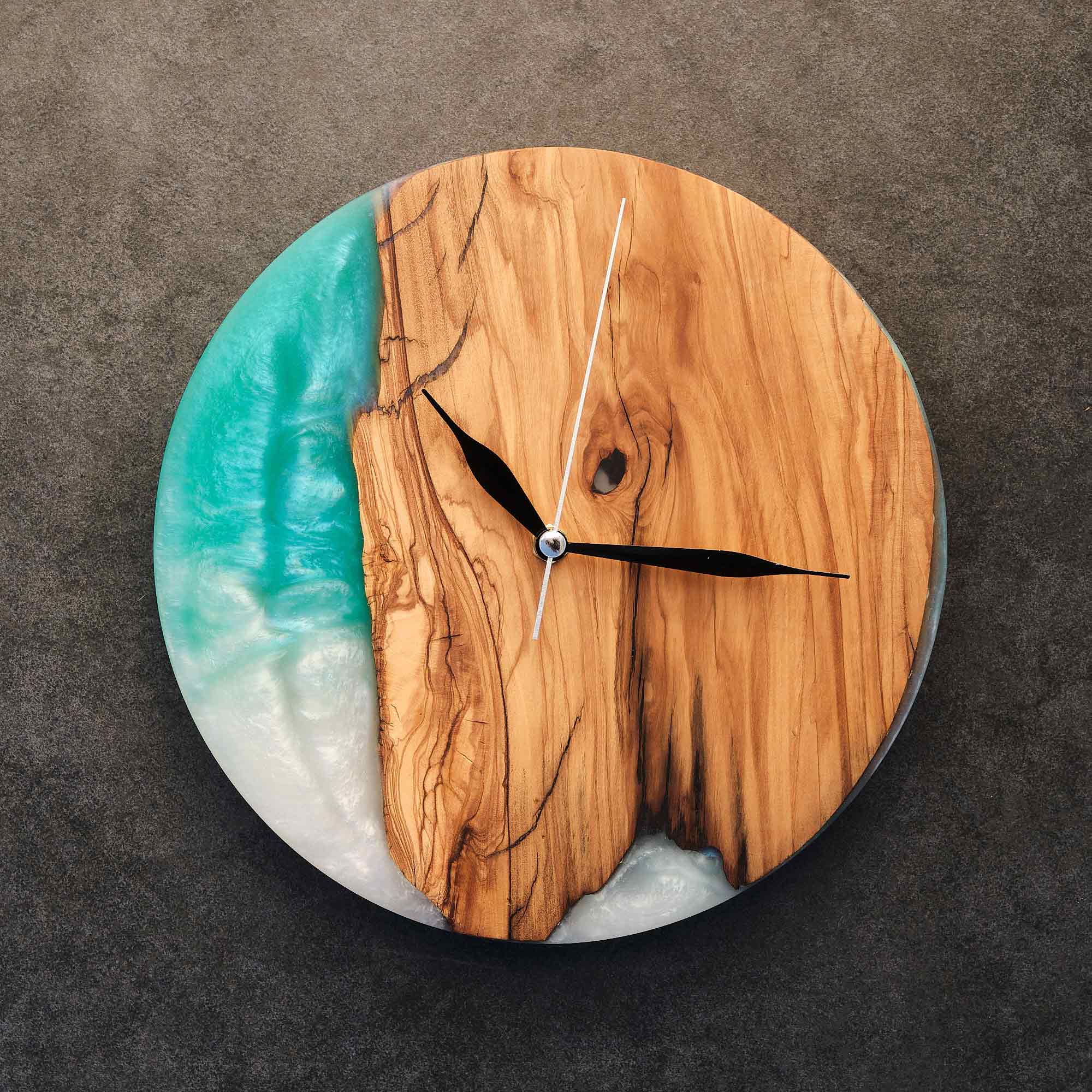 Maldives Epoxy Wall Clock