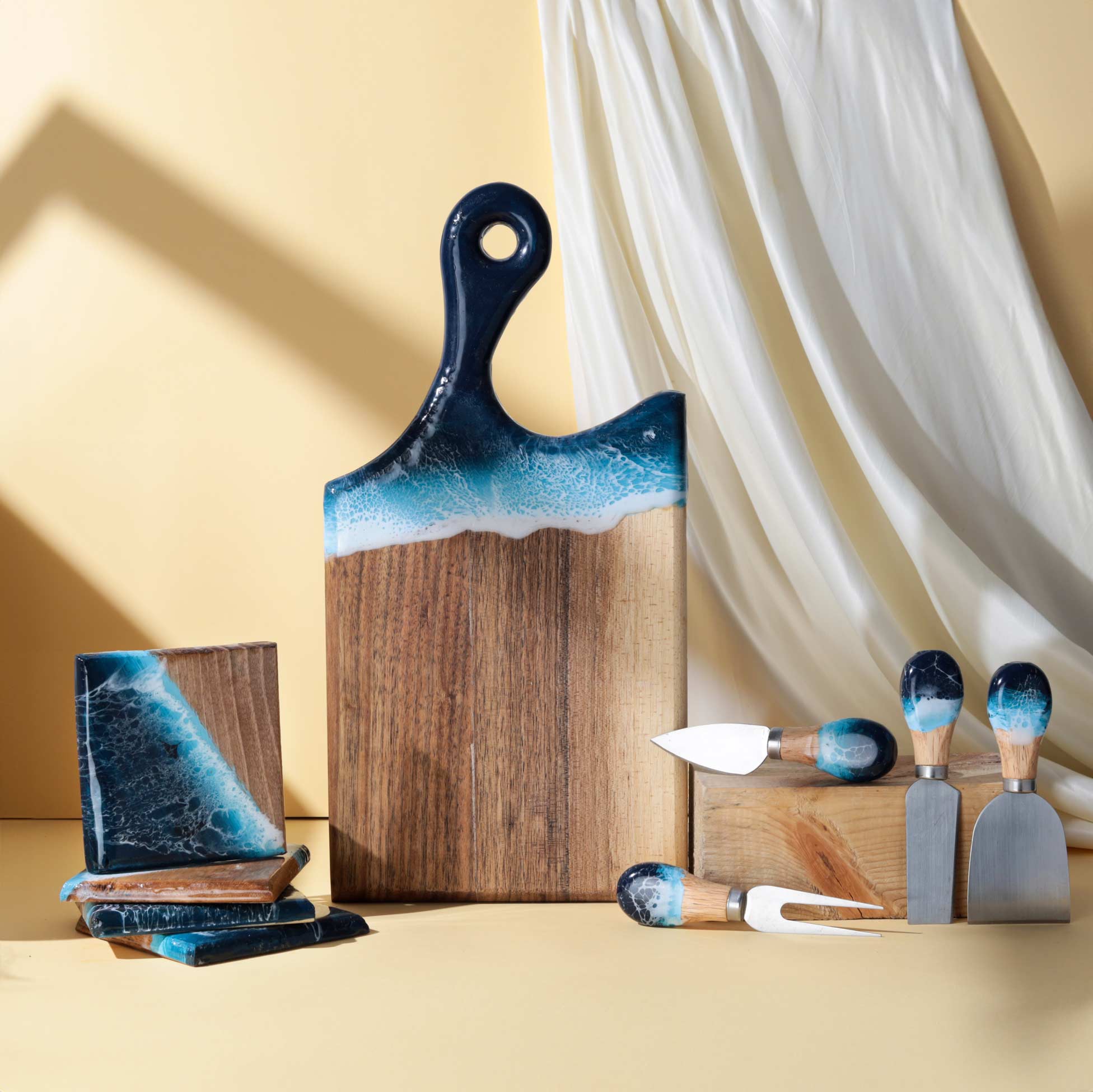 Deep Blue Resin Board