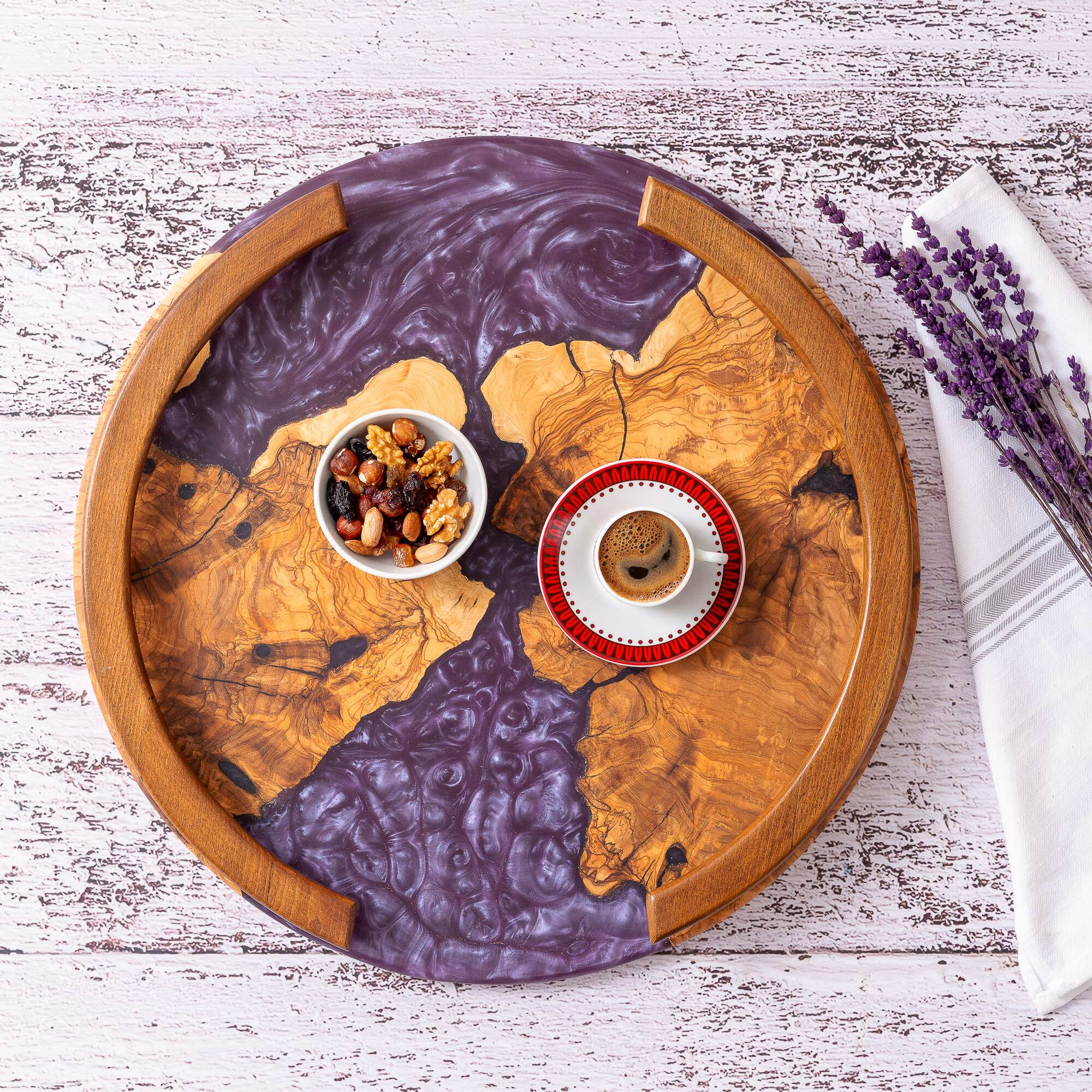Mauve Serving Tray