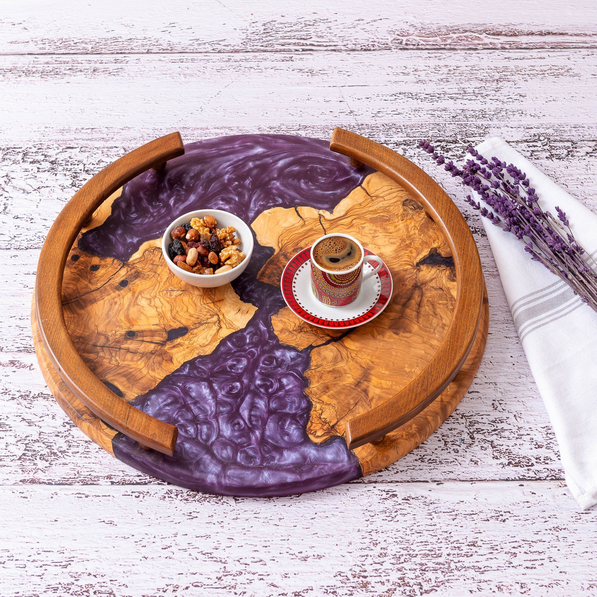 Mauve Serving Tray