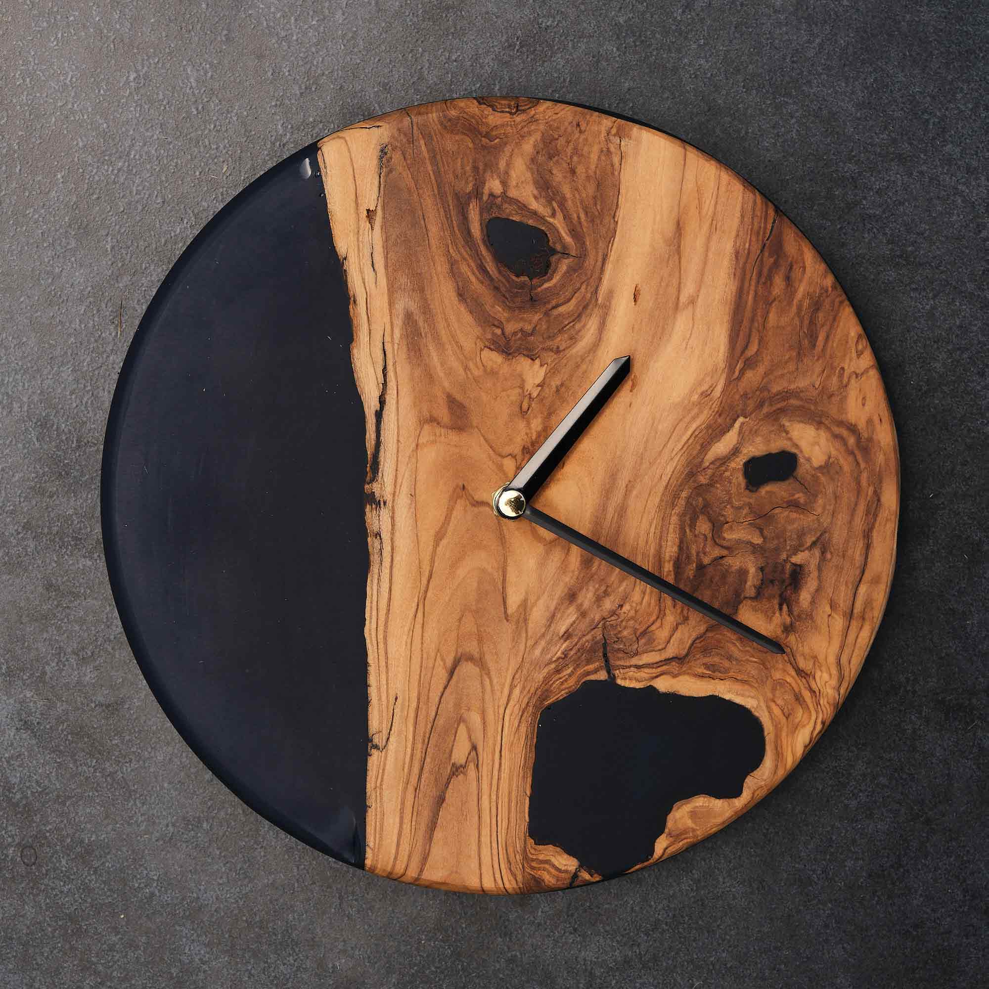 Black Wall Clock