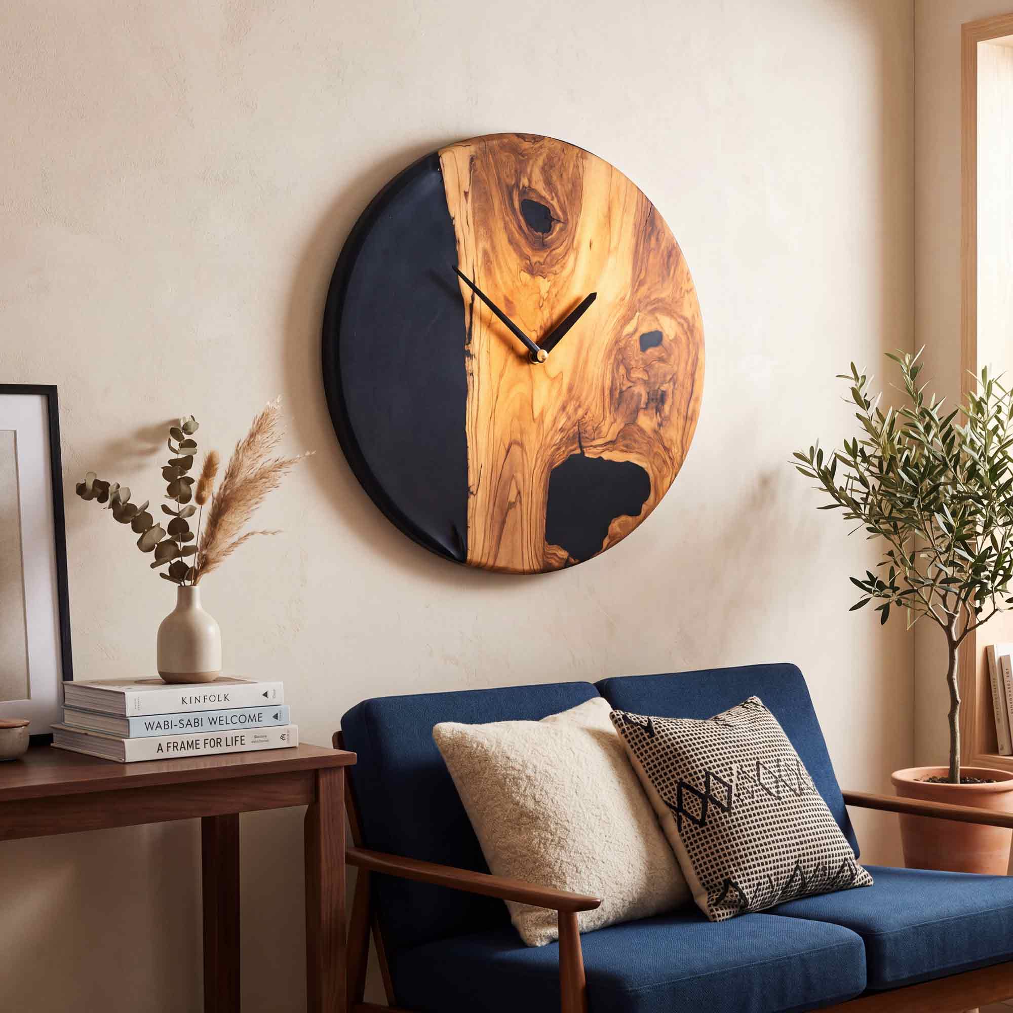 Black Wall Clock