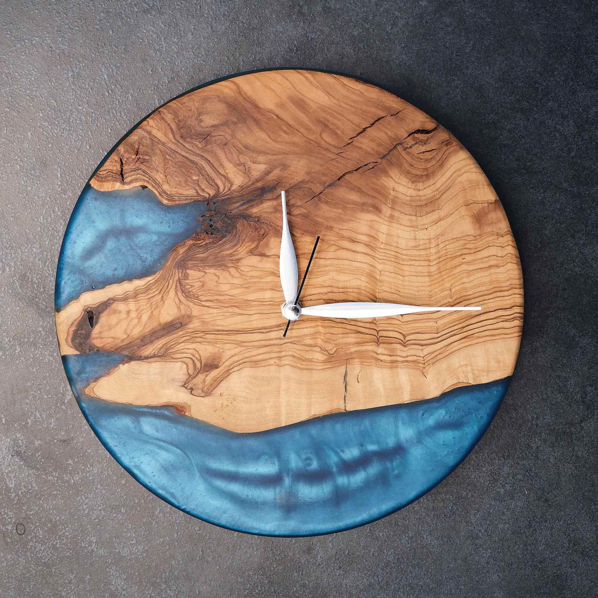 Azure Harmony Wall Clock