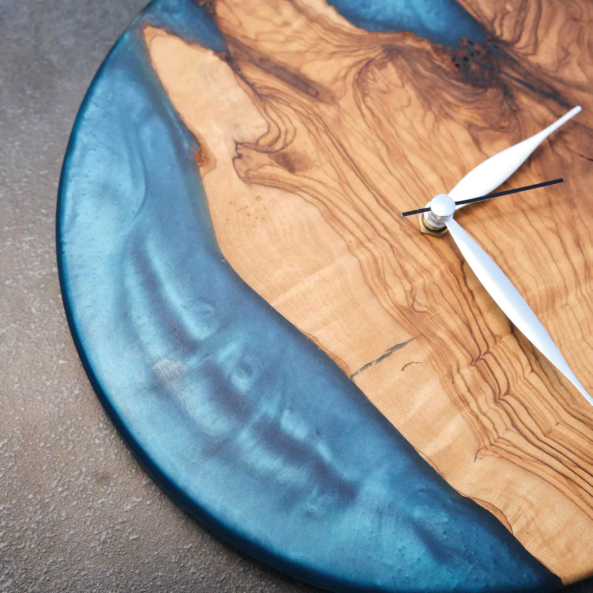Azure Harmony Wall Clock