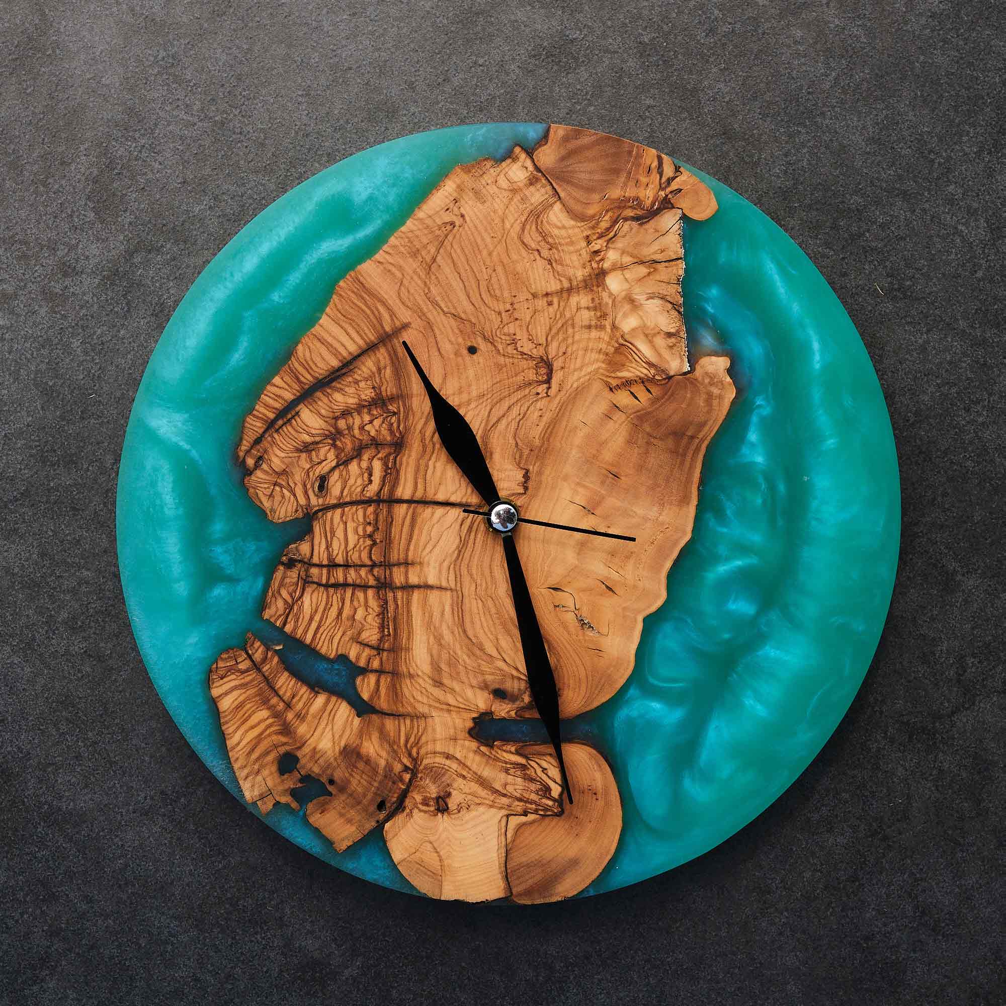 Turquoise Wall Clock