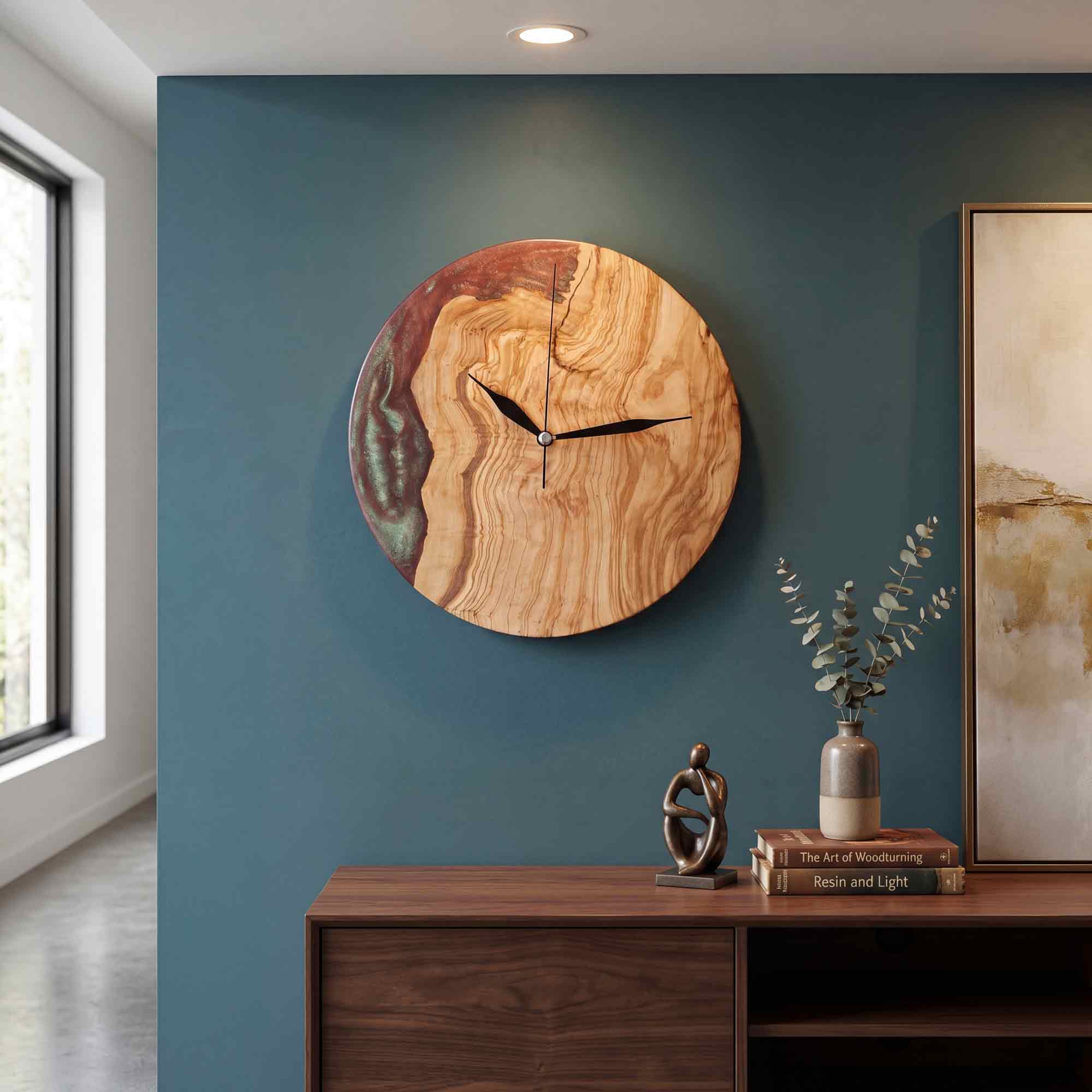 Rustic Eternity Wall Clock