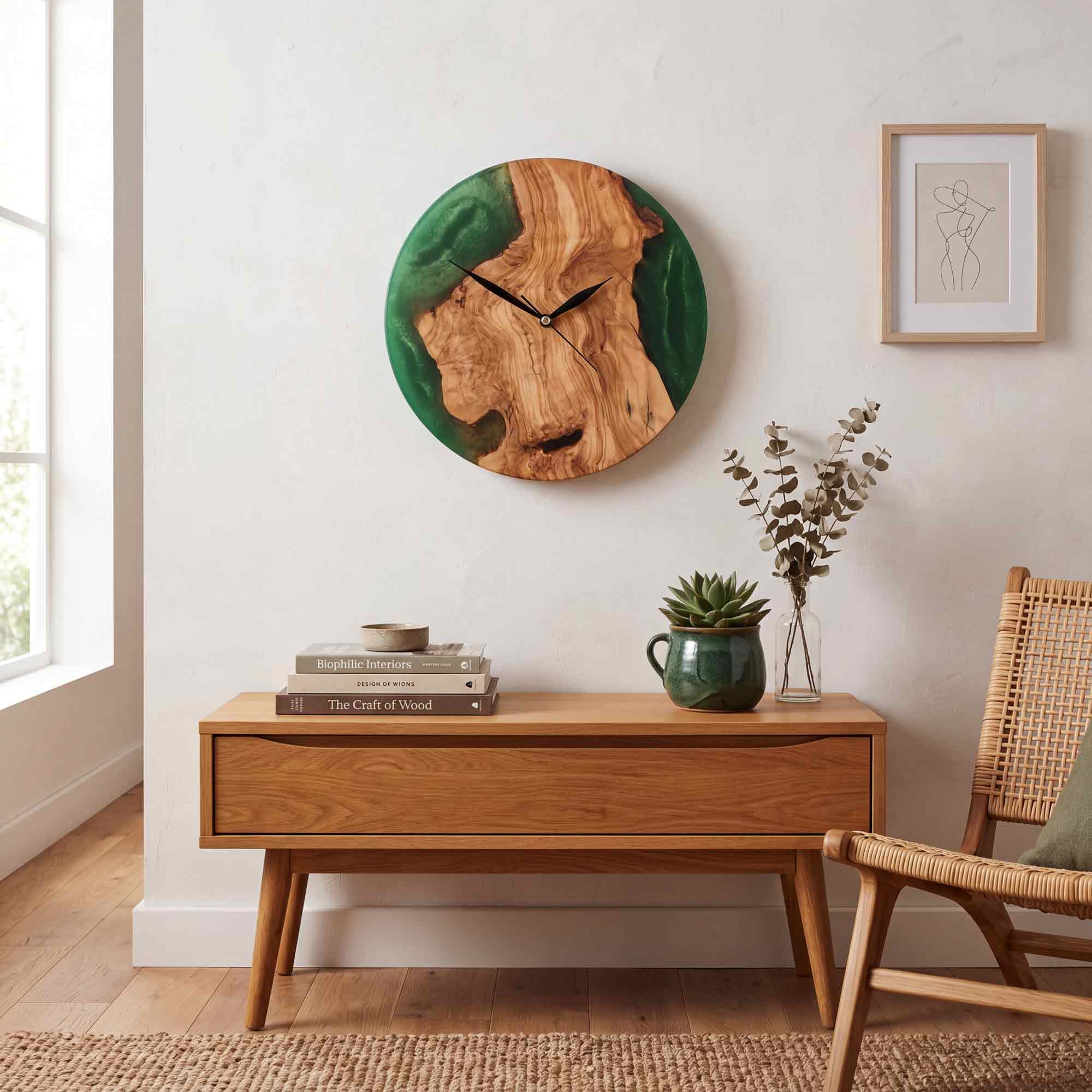 Vadi Epoxy Wall Clock