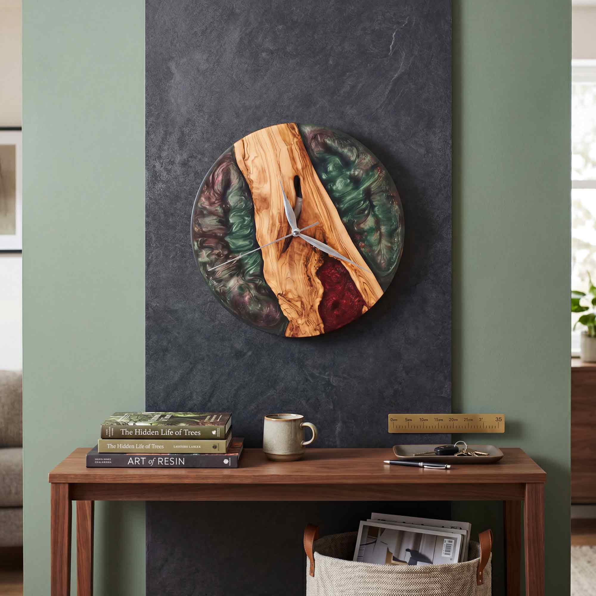 Premium Epoxy Wall Clock