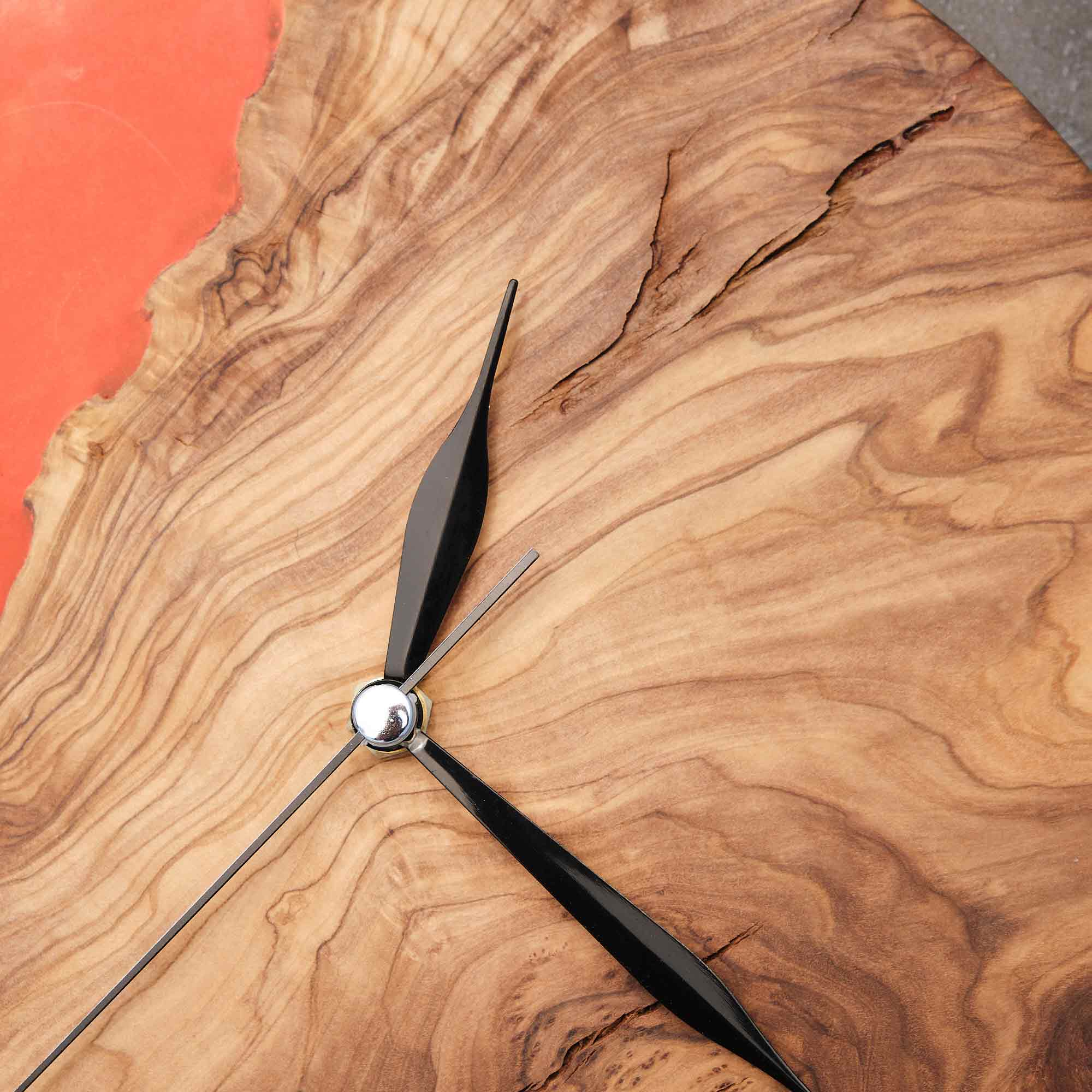 Orange Wall Clock