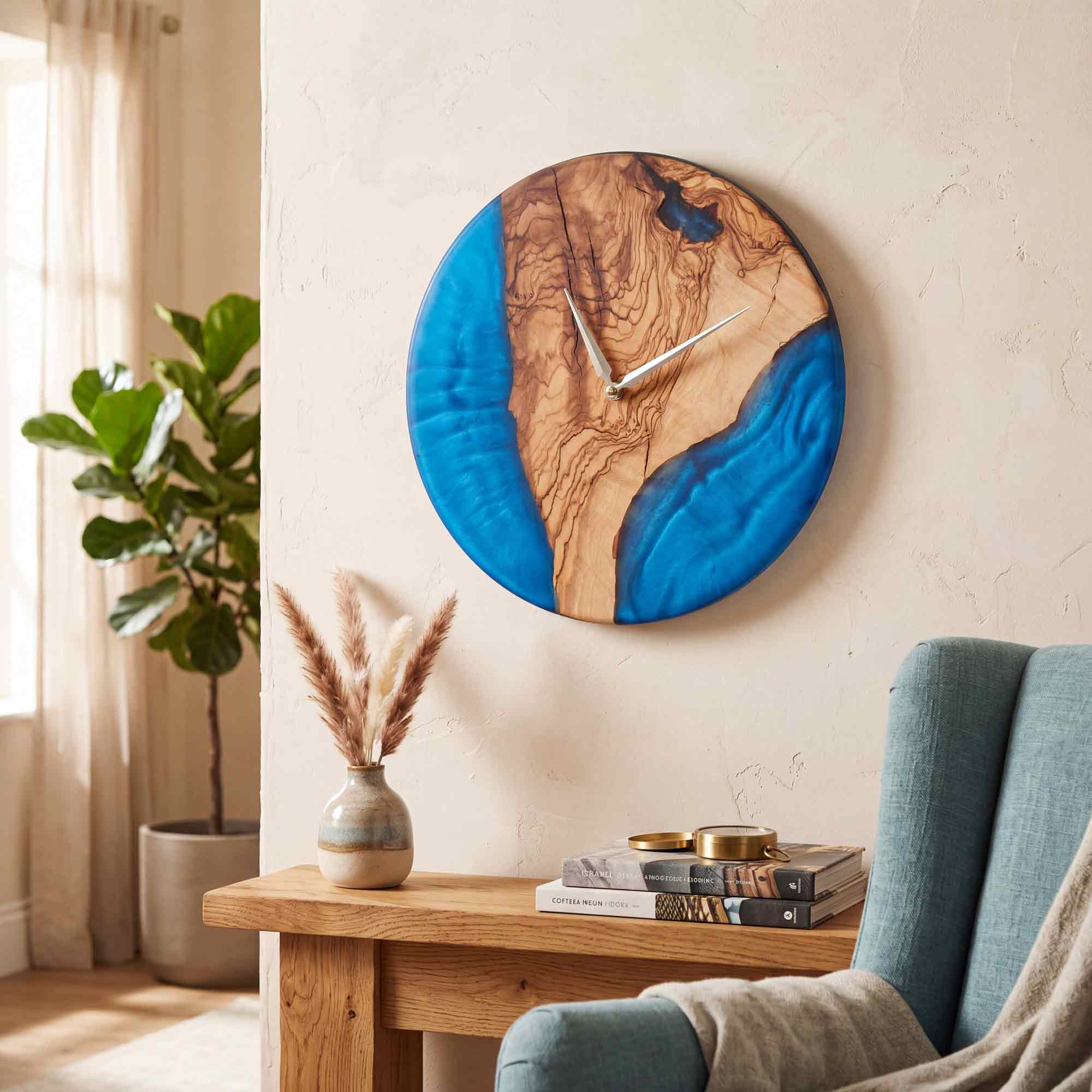 River of Time Wall Clock