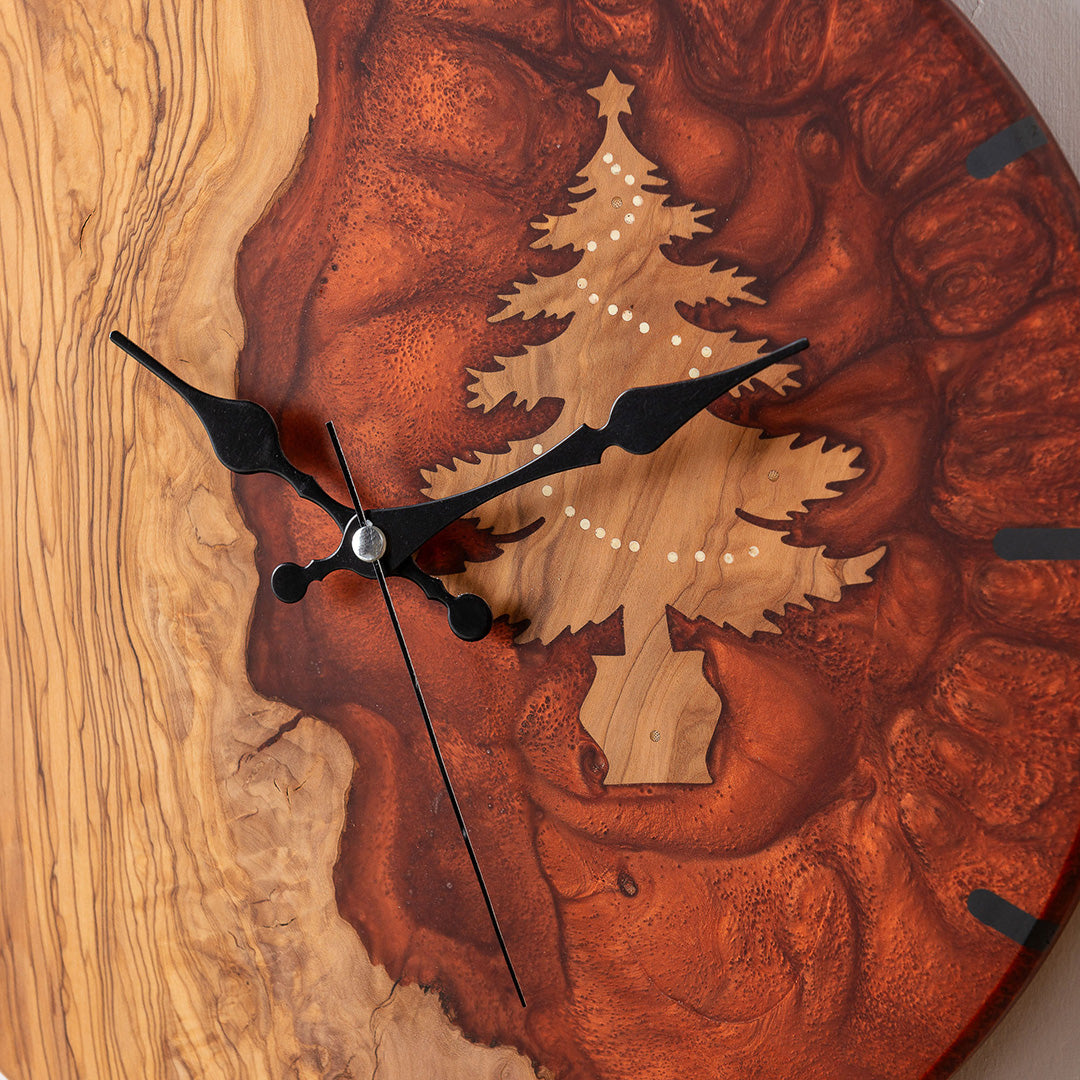 Pine Wall Clock