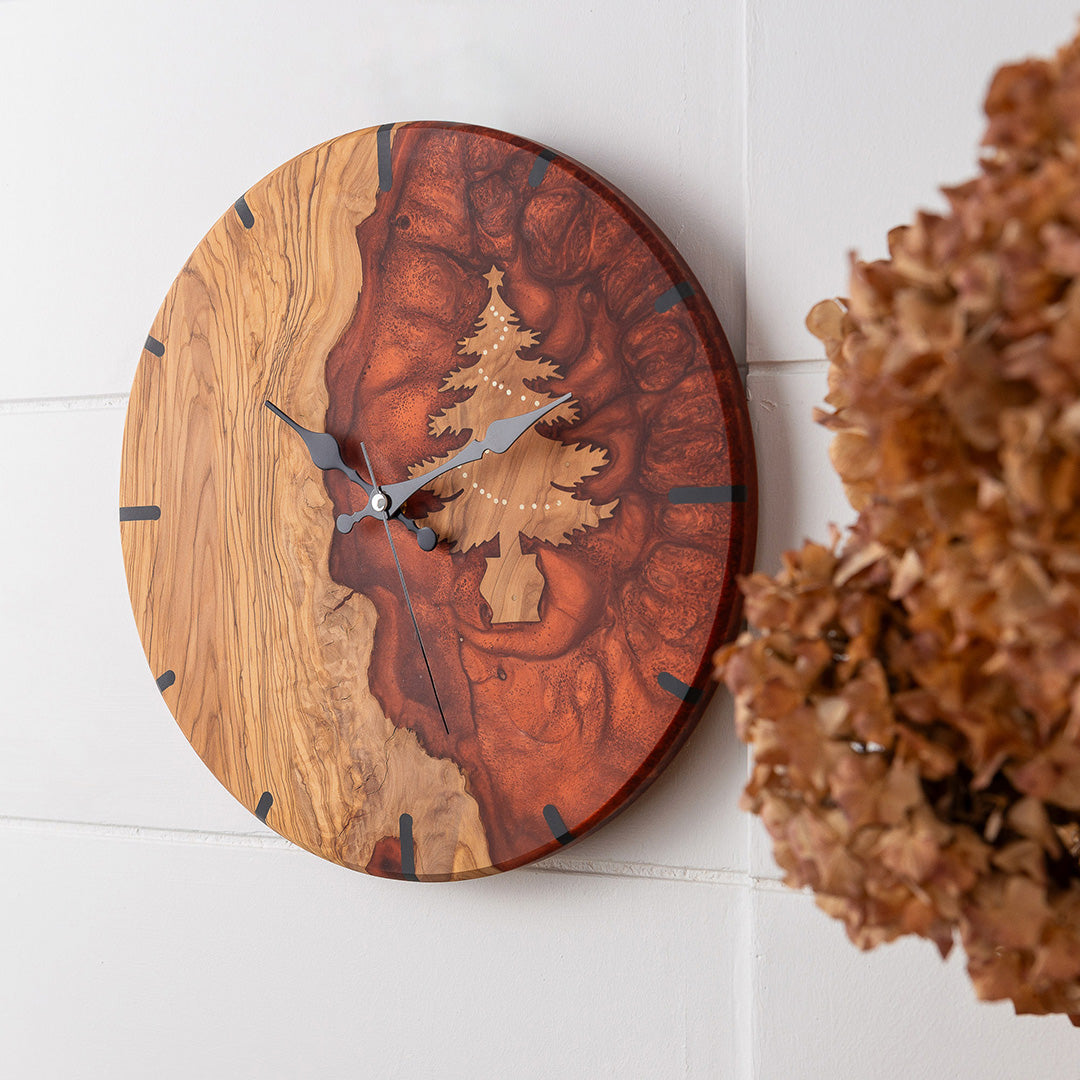 Pine Wall Clock