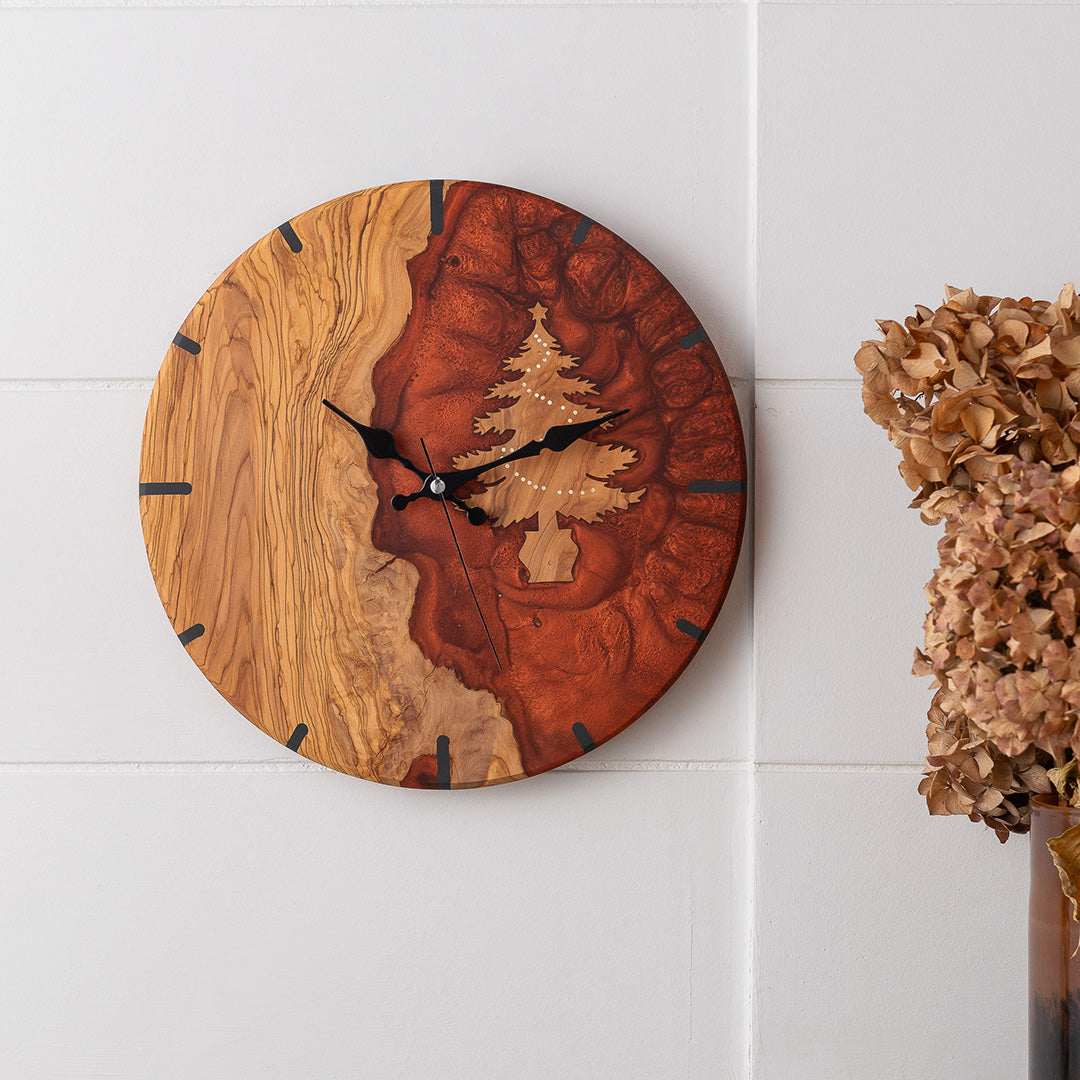 Pine Wall Clock