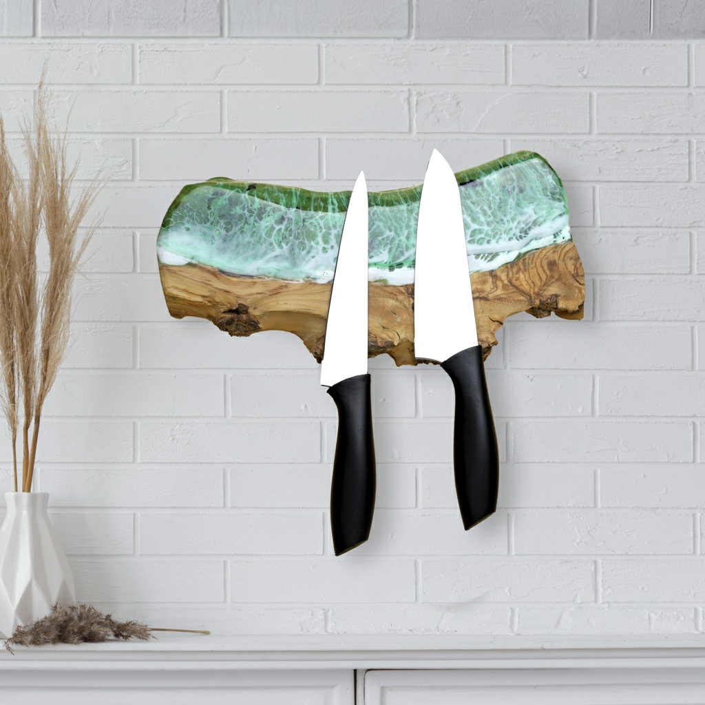 Ocean Wave Magnetic Knife Holder