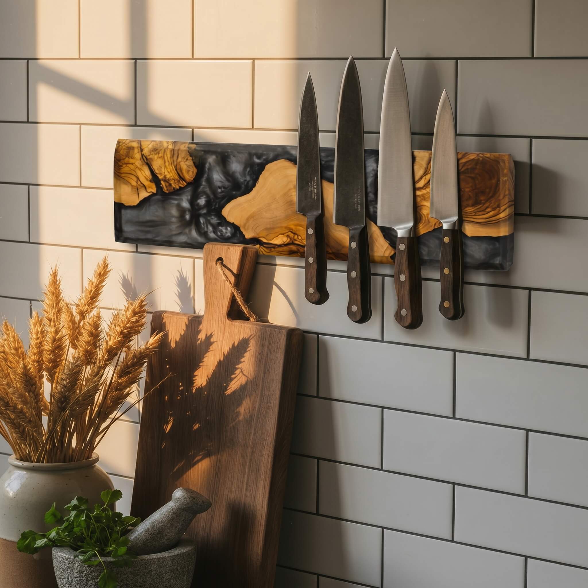 Magnetic Knife Block