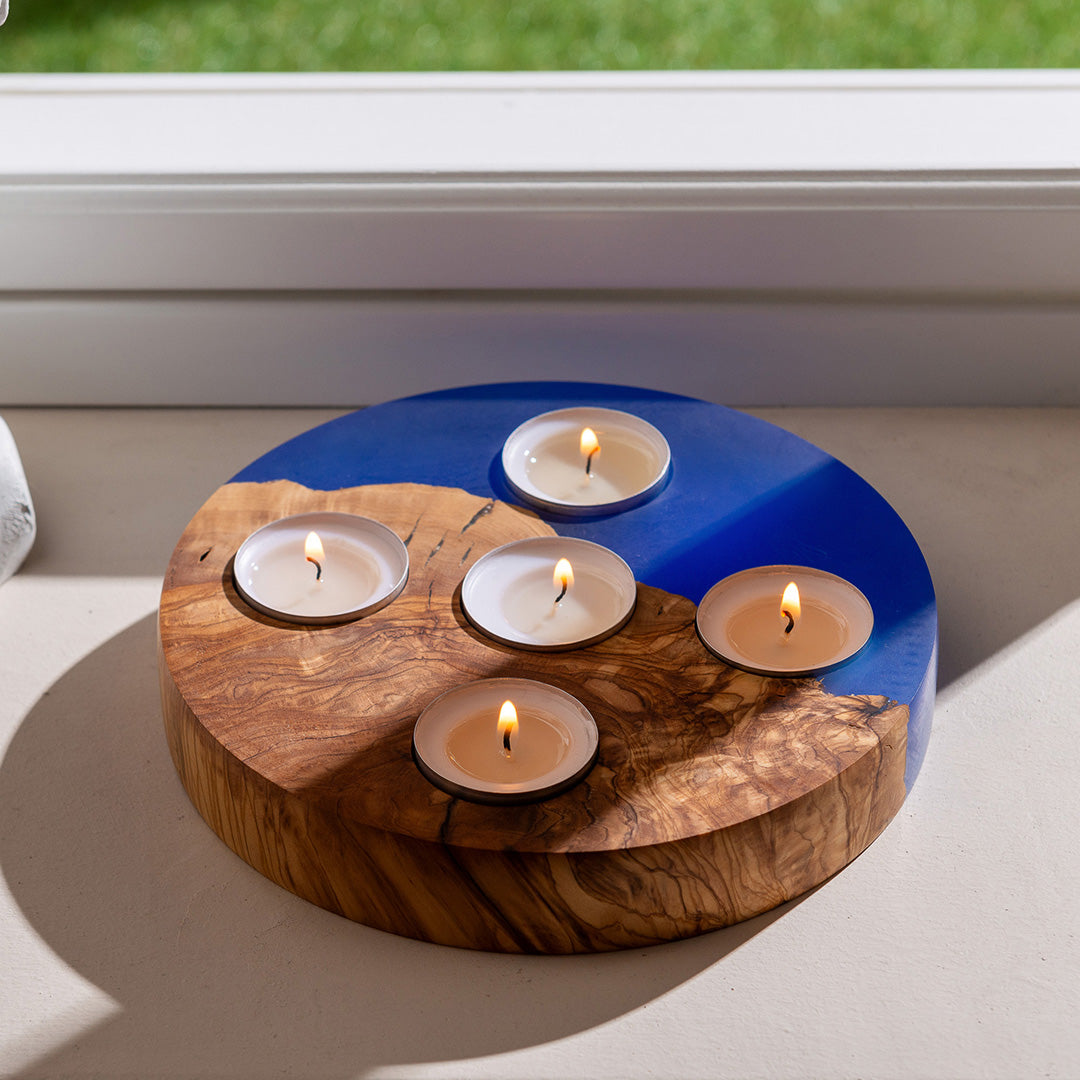 Pine Tealight Holder