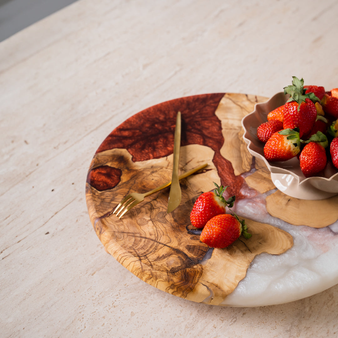 Planche de charcuterie aux groseilles